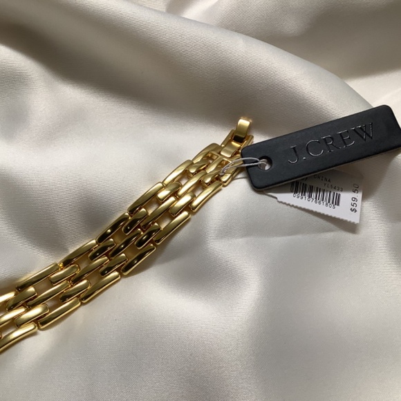 J Crew Gold Bracelet- NWT - Picture 2 of 3